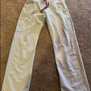 Cement figs scrub pant